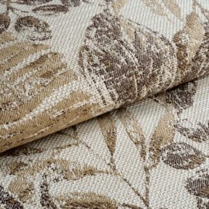 Tkanina obiciowa flora 2 cena za 0,5mb imitacja lnu
