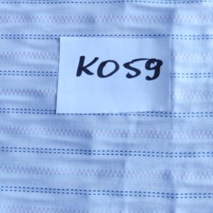 Bawełna Koszulowa koszula sukienka paski KO59