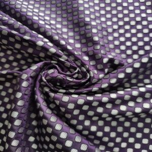 Jedwab 100 % seide krata wrzosowy ubrania dekoracje zasłony c. za 0,5m B60