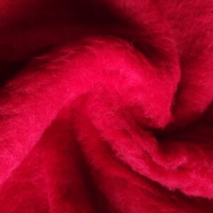 tkanina wełna lana czerwony ponczo cena za0,5m