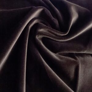 Tkanina aksamit bawełna brązowy gorzka czekolada dekoracje zasłony c/0,5m
