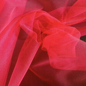 Tkanina TIUL sztywny malinowy dekoracje dodatek do odzieży c/za 0,5mb