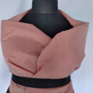 Tkanina bawełna łososiowy Koszulowy koszula ubrania dekoracje c/0,5m KO34