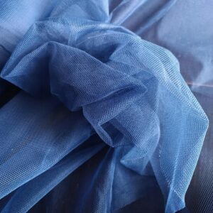 Tkanina TIUL sztywny granatowy dekoracje dodatek do odzieży c/za 0,5mb