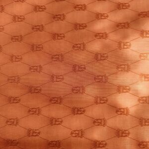 Podszewka tkanina wiskozowa rudy połysk sztywna 100% wiskoza c.za 0,5m