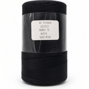 Nici aramidowe AE Threads NOMEX 75 czarne 5000m trudnopalne do odzieży BHP